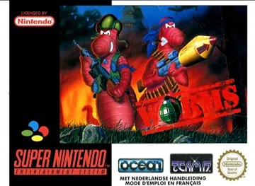 Worms (Europe) box cover front
